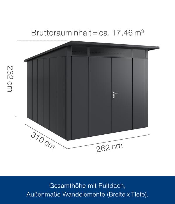 Hörmann Metallgerätehaus Juno JPD11 L-Sk