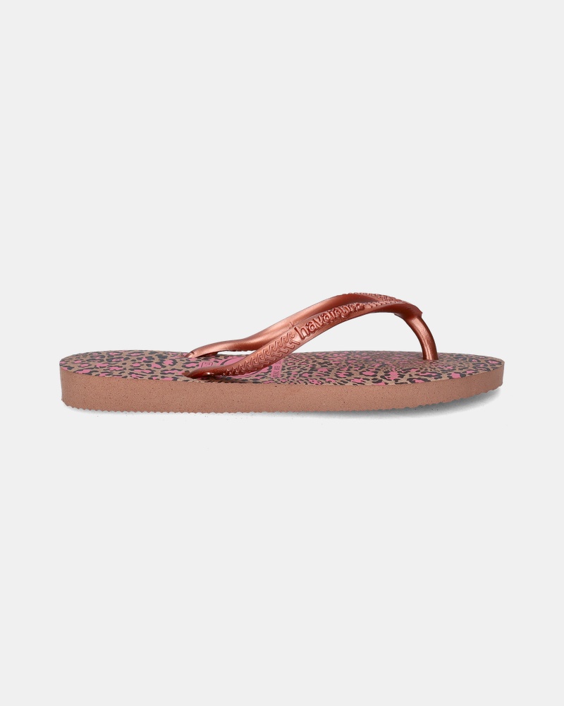 Havaianas Slim Animals Slippers  - rose goud