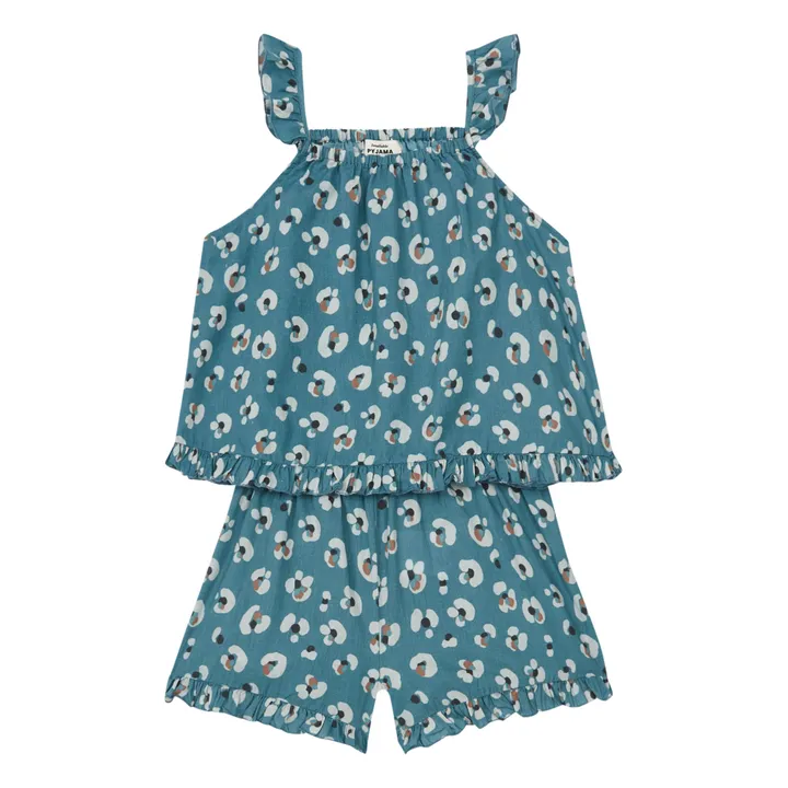 Gabrielle Paris Exclusivité Gabrielle Paris x Smallable Pyjama Party – Pyjama Top + Short Julia | Bleu