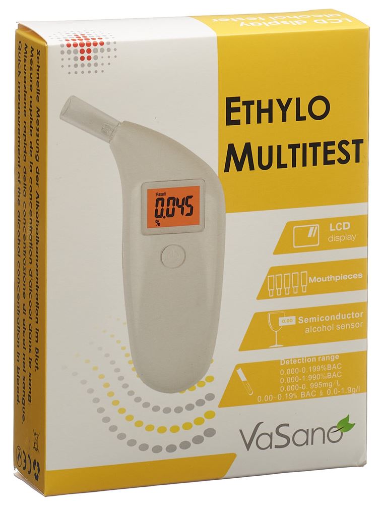 ETHYLO Alkohol-Test<br>1 Stück, elektronisch Multitest