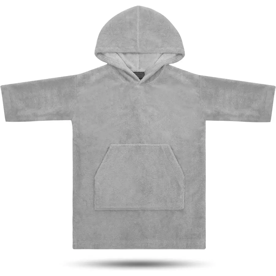 normani Kinder langarm Poncho (0-2 Jahre) Pichilemu Grau