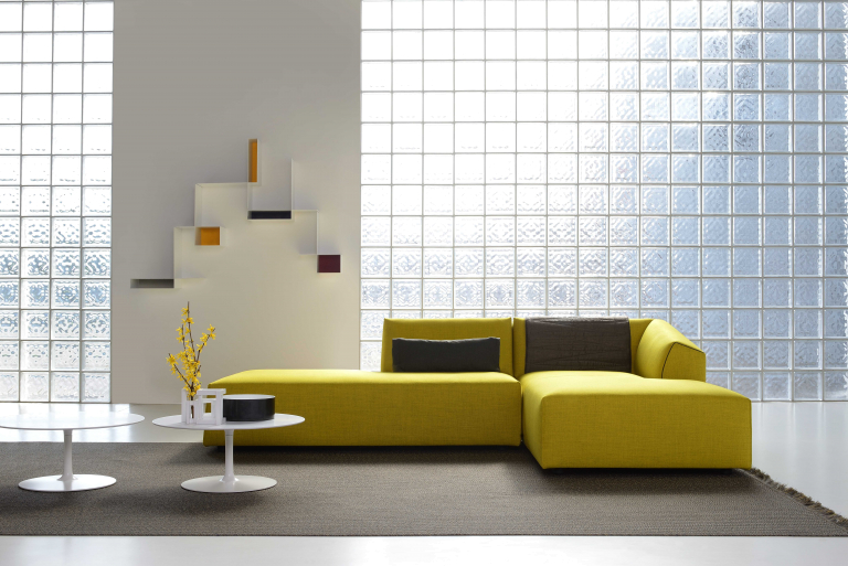 MDF Italia Randomissimo wandplank a/r geel