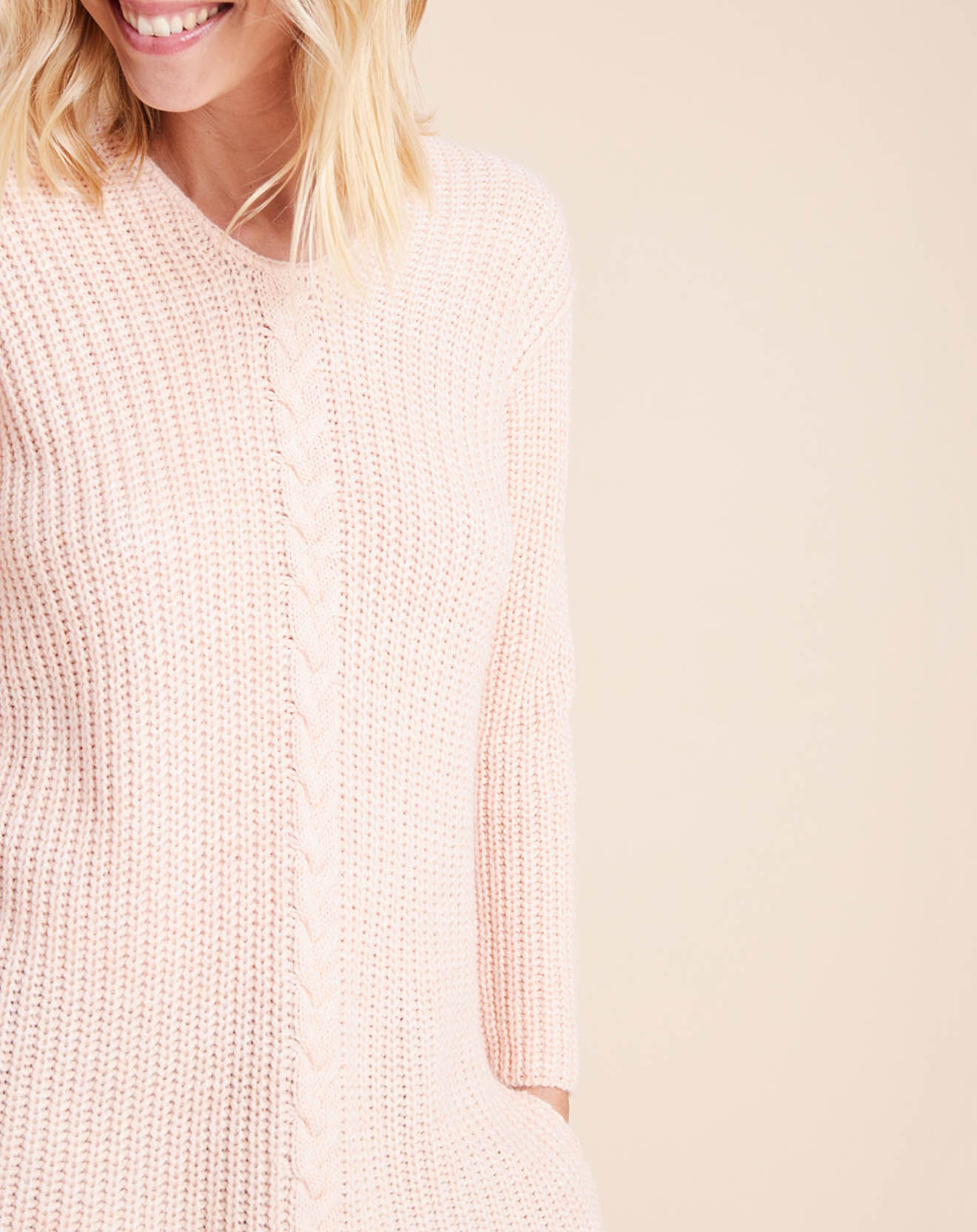 Le Chat Pull Essentiel rose poudré