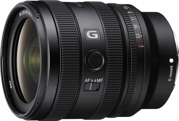 Sony SEL2450G - Zoomobjektiv - 24 mm - 50 mm - f/2.8 FE G - Sony E-mount - for Cinema Line; a VLOGCAM; a1; a1 II; a6700; a7 IV; a7C; a7C II; a7CR; a7R V; a7s III; a9 III