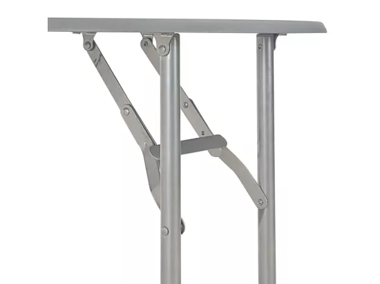 Ensemble à dîner pliant 3 pcs et étagère de rangement MDF acier