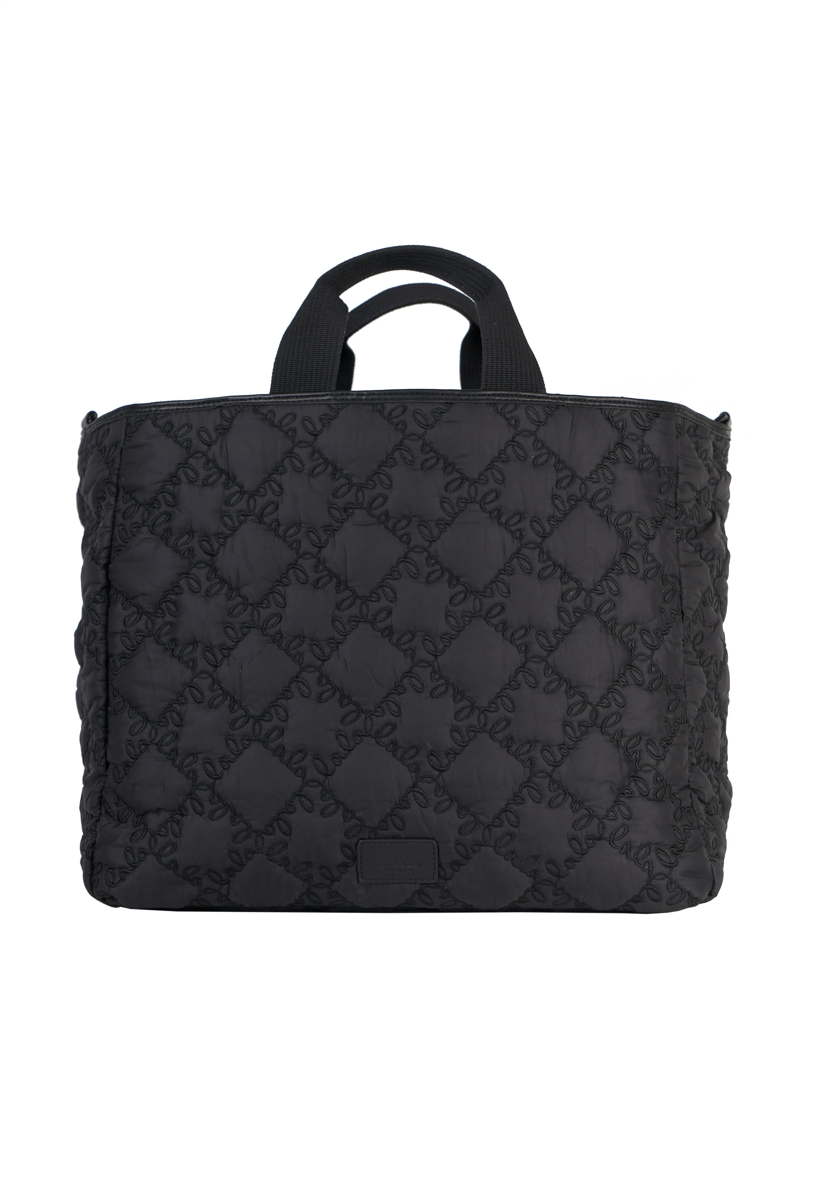 Lala Berlin  Mendel Oversized Tote - Black Lalagram