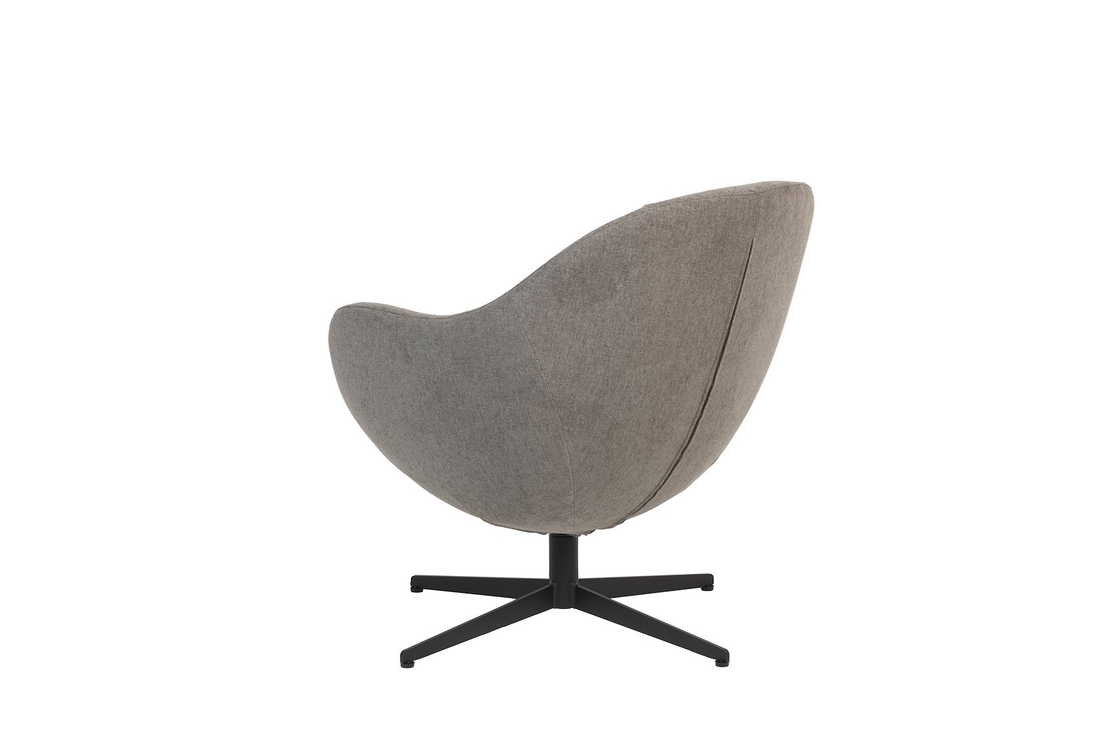 Orion hvilestol Tekstil Guard Taupe med sortlakkert S04 sokkel