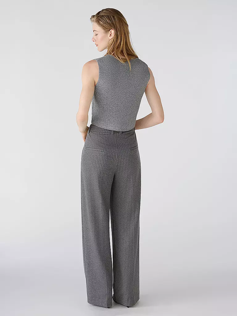 OUÍ Strickgilet grau