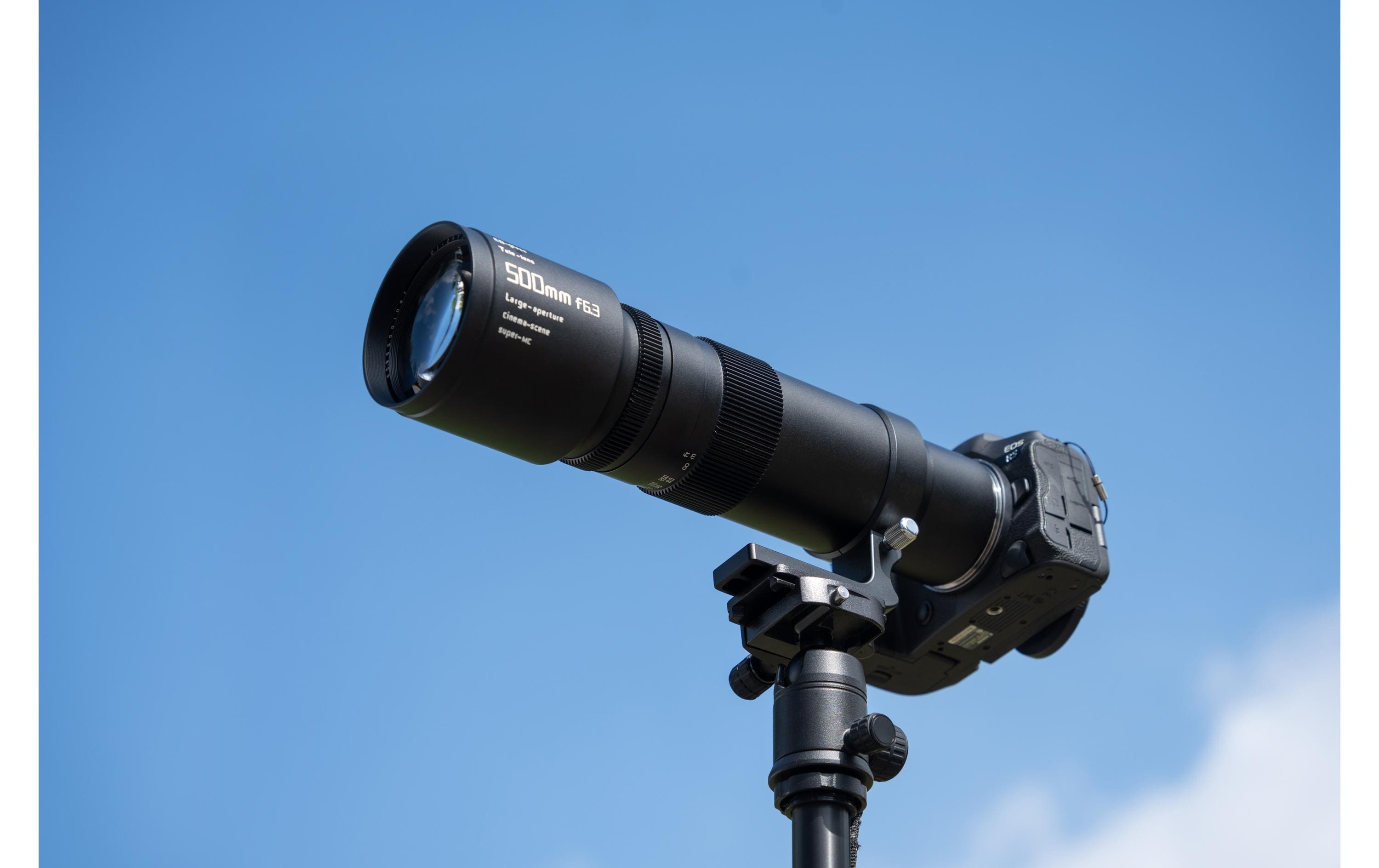 Festbrennweite 500mm F/6.3 – Canon RF<br>Teleobjektiv zum Fotografieren weit entfernter Motive wie Flugzeuge, Sport, Wildtiere und mehr