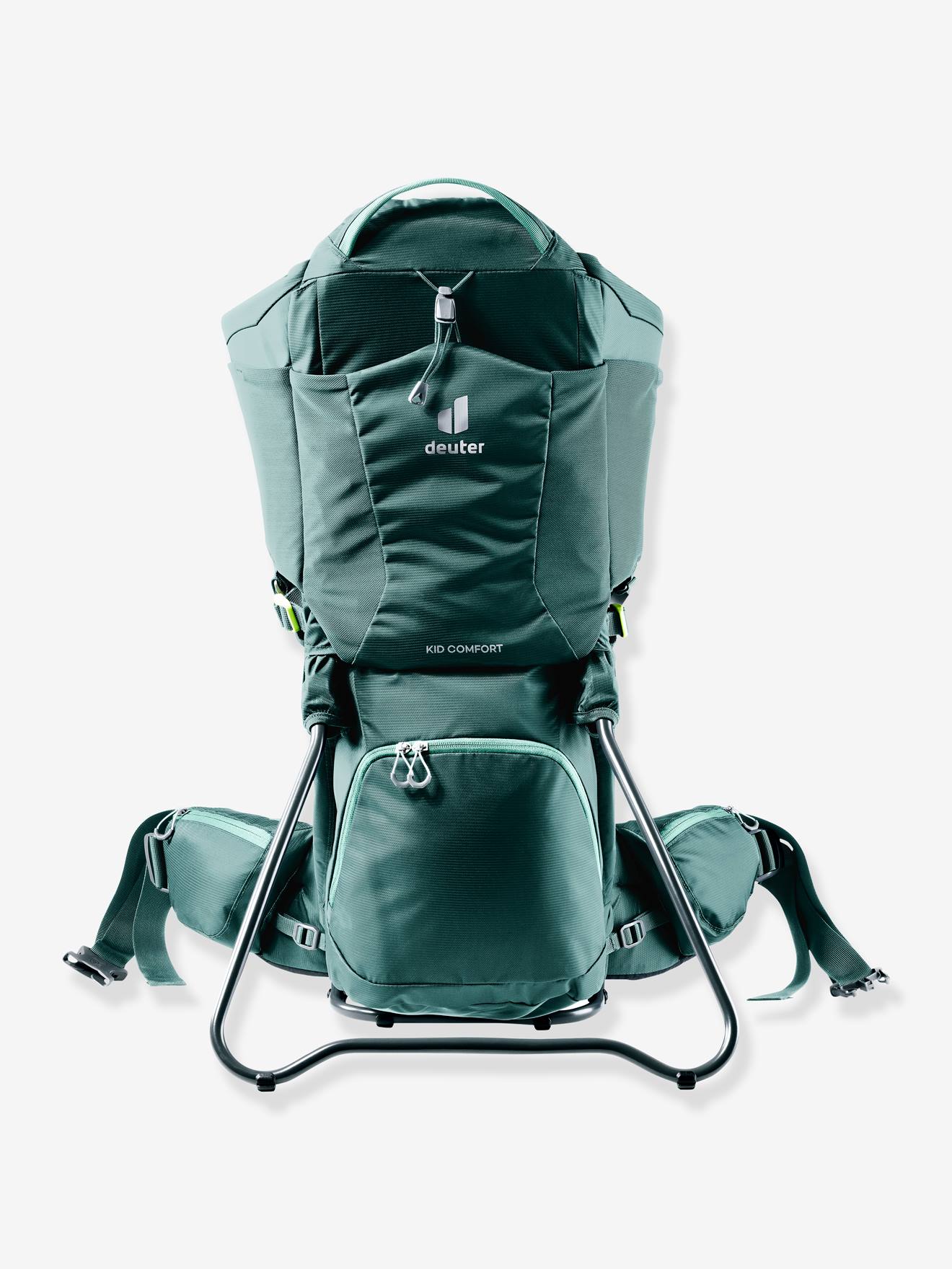 Porta-bebê DEUTER Kid Comfort com proteção solar verde