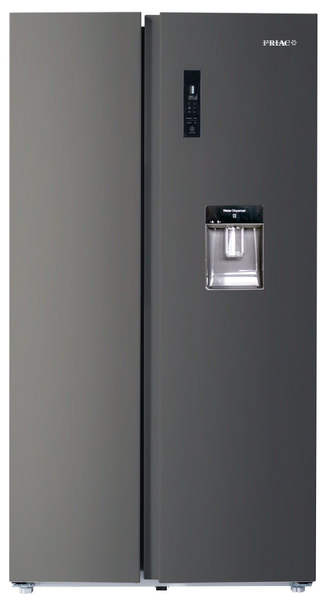 Friac amerikaanse koelkast SBS7023 559 L dark inox  No Frost