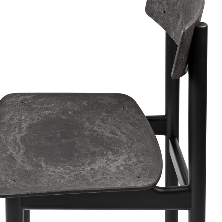 Mater - BM3162 Stuhl, Buche grau / grau (Wood Waste Edition)