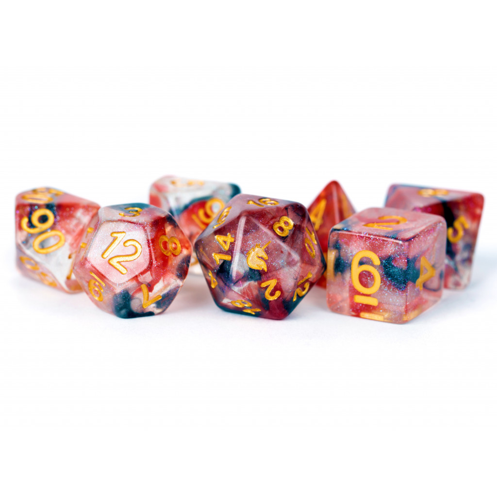 Set de 7 Dés JDR - Licorne
