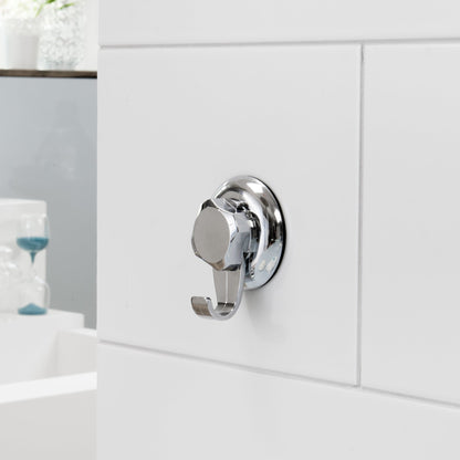 Lot de 4 grands crochets à ventouse Bestlock chrome