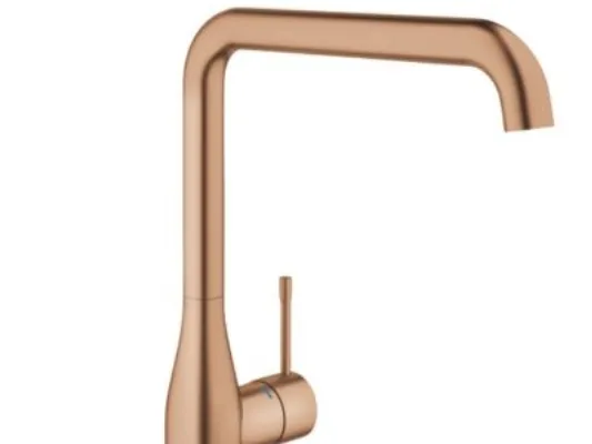 Grohe Essence etgr køk L-tud - etgr køk Børstet warm sunset Graphite højt udløb 30269DL0