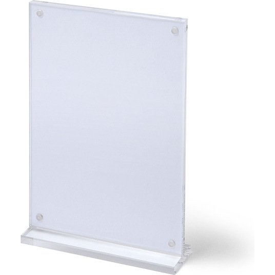 Présentoir de table double face magnétique transparent format portrait