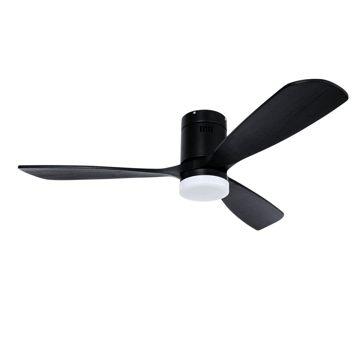 Plafondventilator zwart 132cm incl. LED dimbaar met afstandsbediening - Sofia