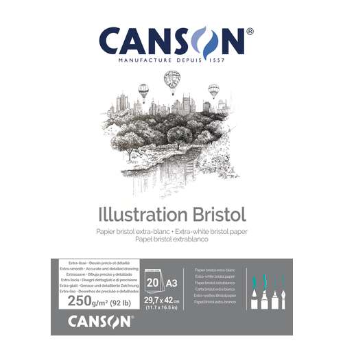 CANSON® Bristol Zeichenkarton-Block