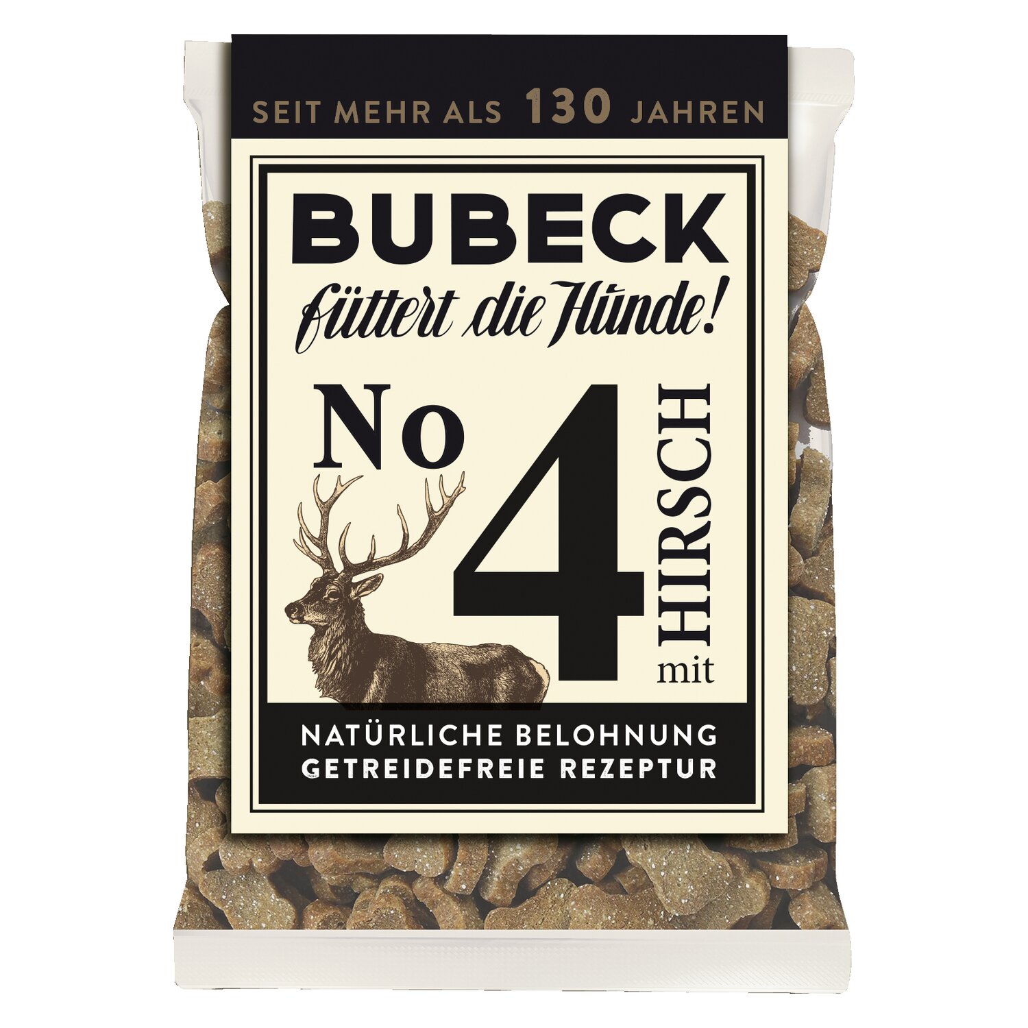 BUBECK Hundekuchen getreidefrei - Hirsch - 210 g