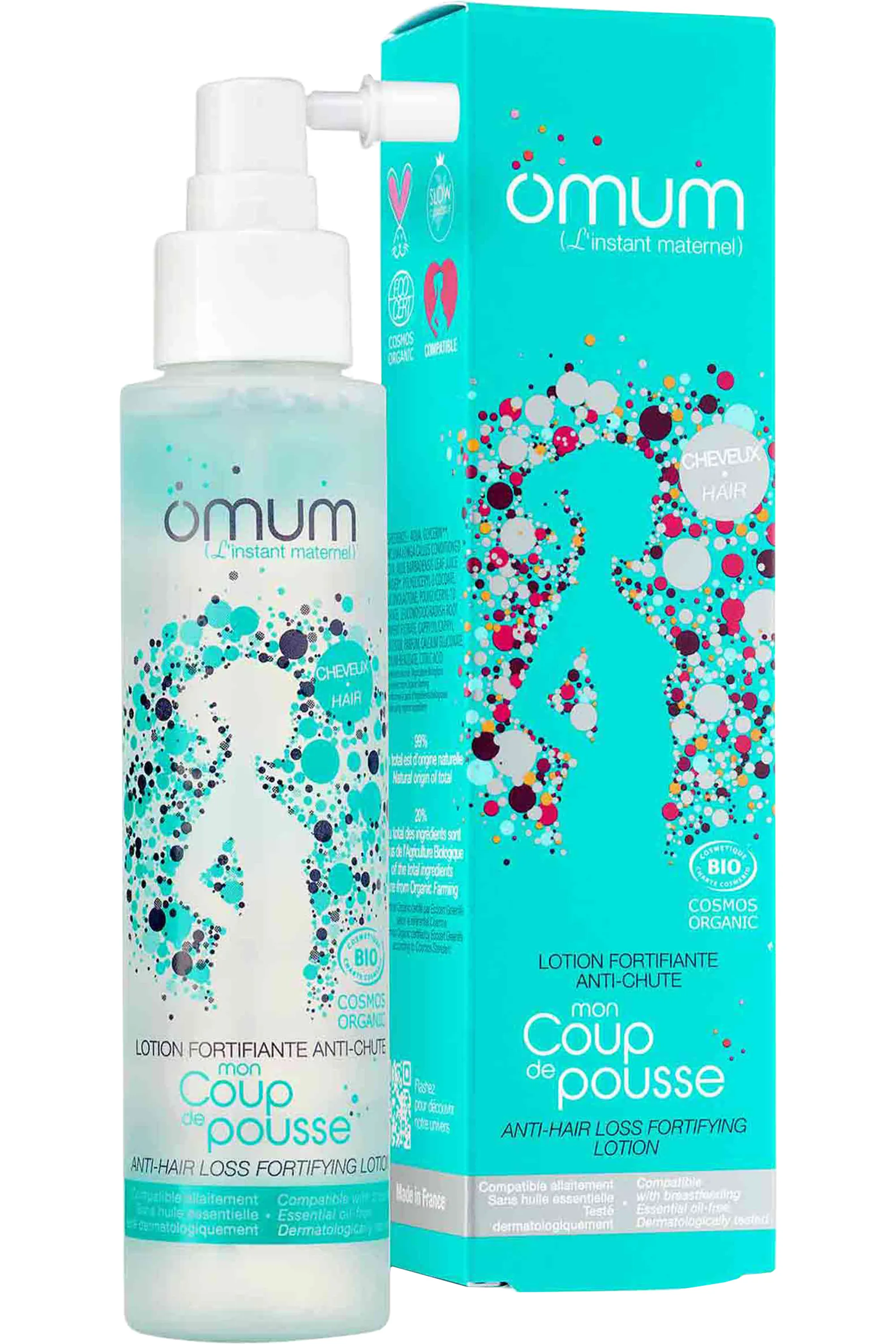 Omum Lotion capillaire fortifiante anti-chute Mon Coup de Pousse-100 ml