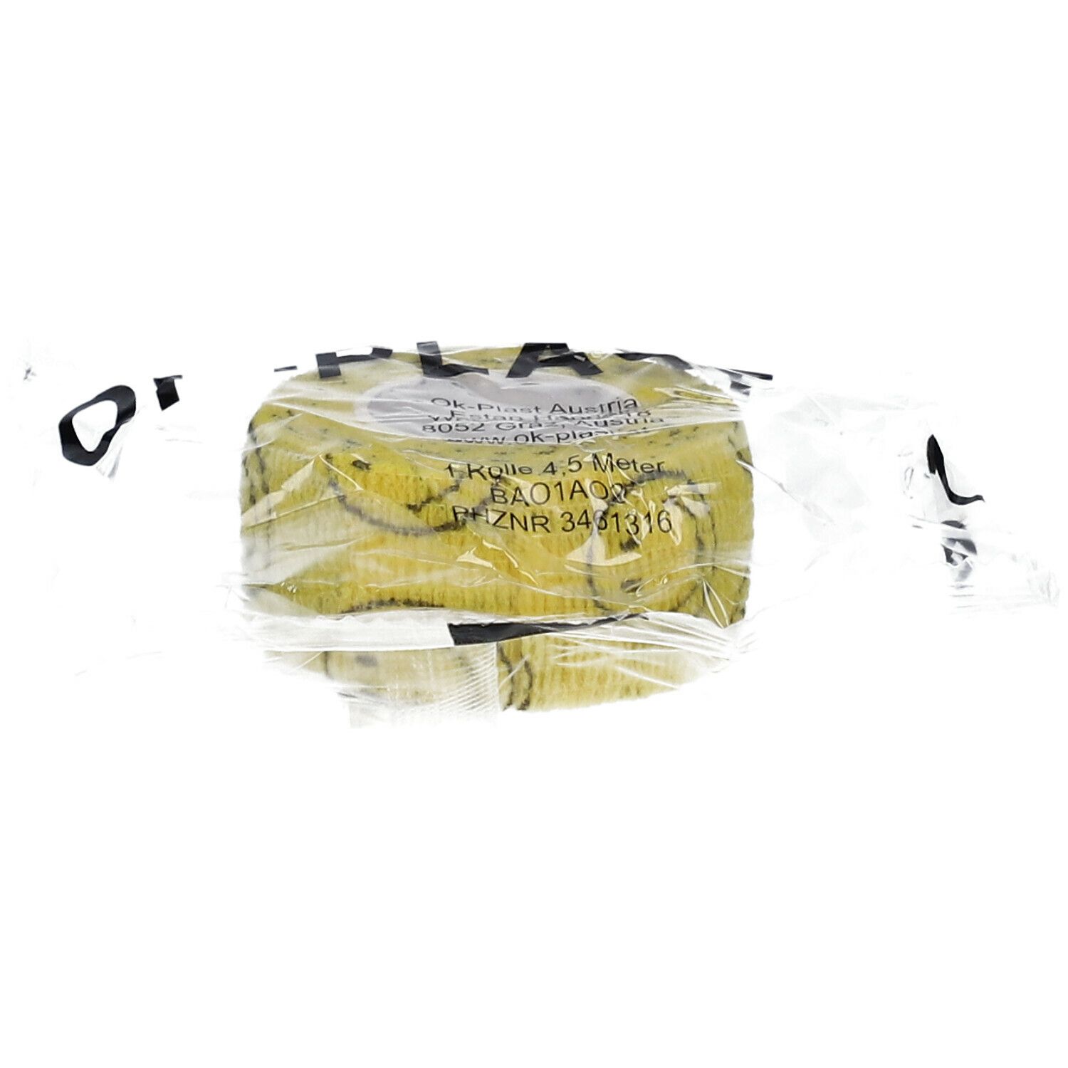 OK-Plast 4,5 m x 2,5 cm gelb-smiley