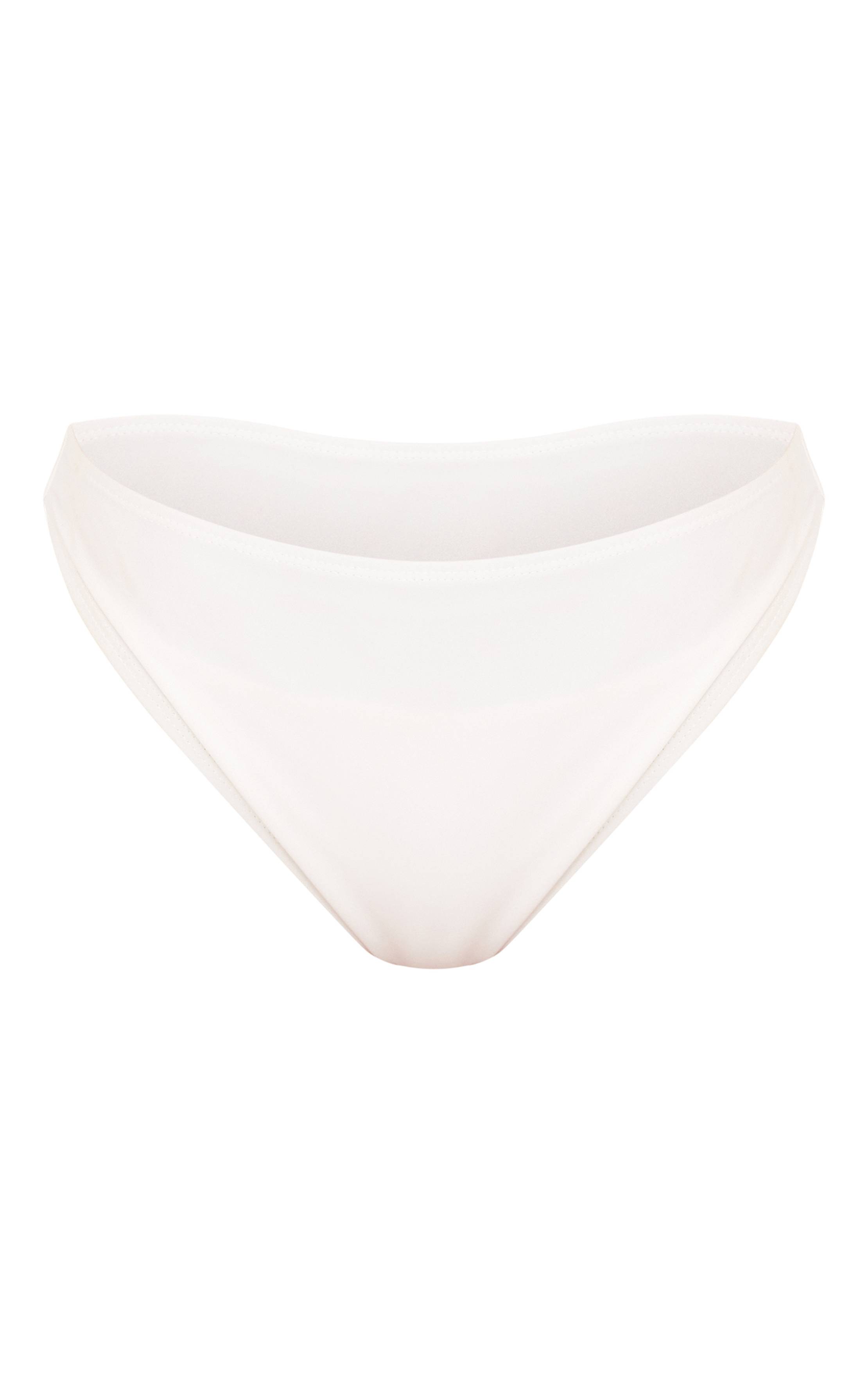 Blanc Bas De Bikini Tanga Brésilien Mix And Match