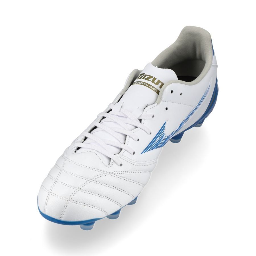 Mizuno Morelia Neo IV Pro FG/AG Mugen - Blanc/Bleu