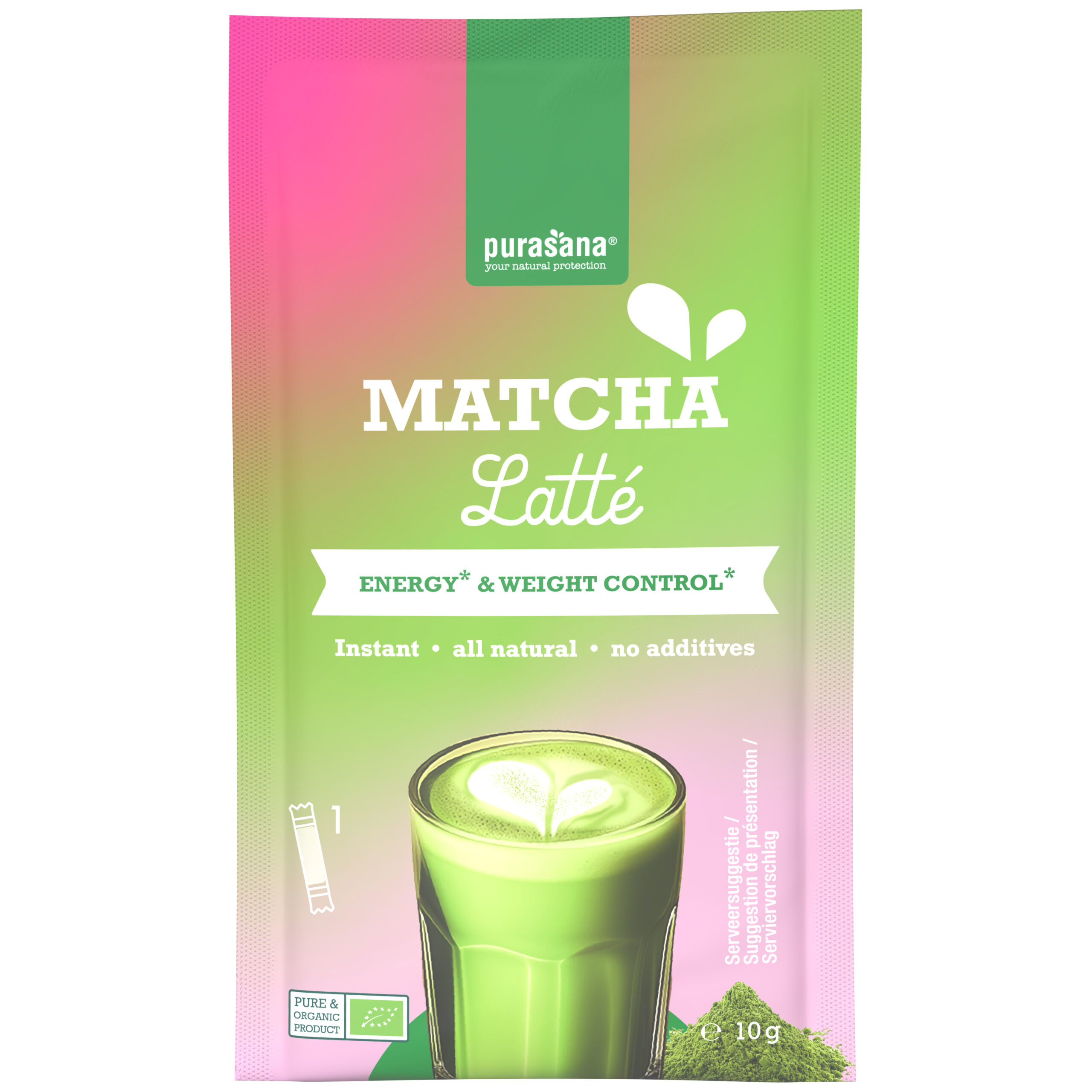 Purasana Matcha Latté Bio (6 x 10 gr)