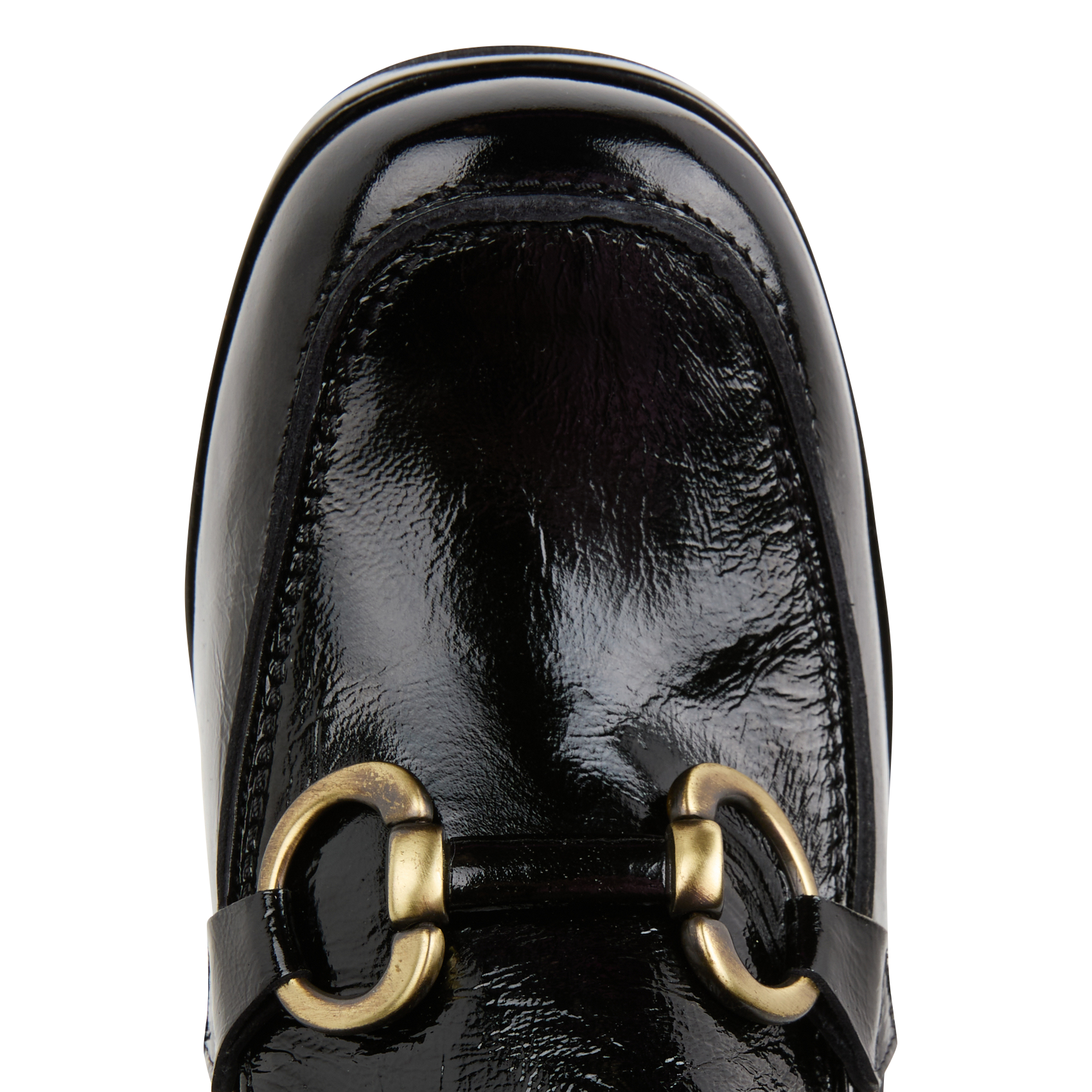 ALPA - Mocassins à talons en cuir| Noir