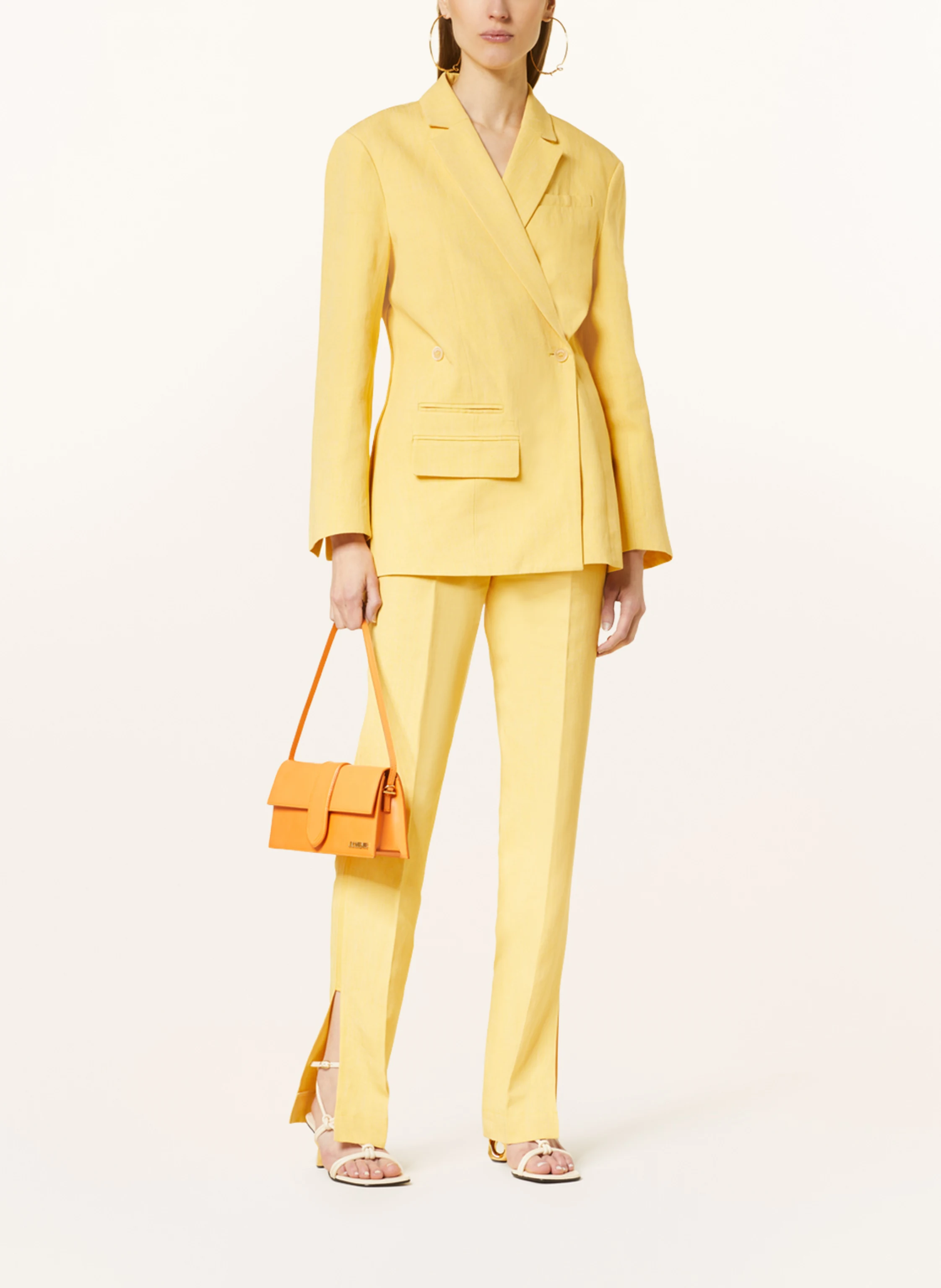 JACQUEMUS Hose LE PANTALON TIBAU mit Leinen