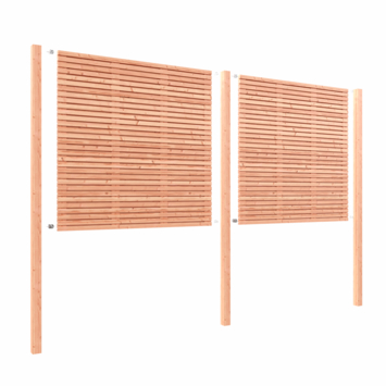 Schutting startpakket Andalusië Douglas hout 180 x 380 cm