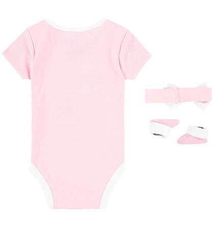 Jordan Gave?ske - Futter/Hue/Body k/æ - Rosa/Hvid