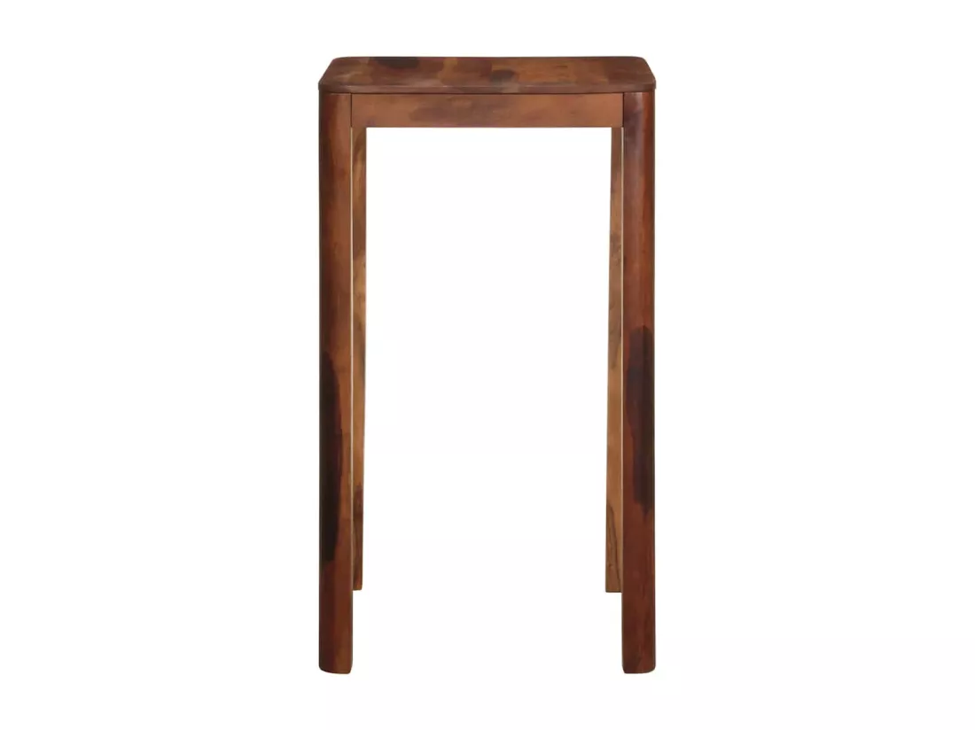 Table de bar 60 x 60 x 107 cm bois massif d'acacia