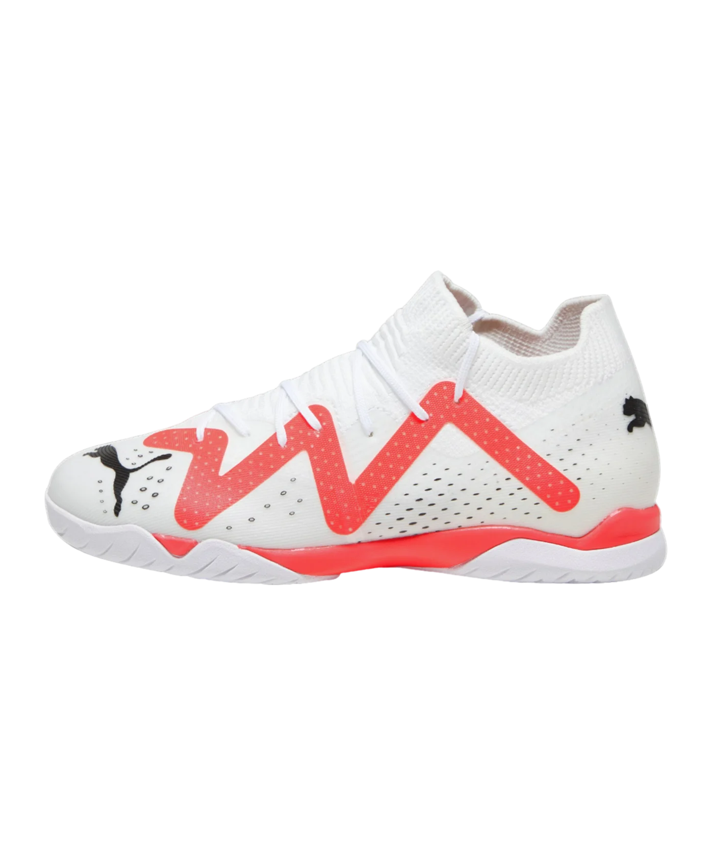 PUMA FUTURE Match+ Mid IT Halle Breakthrough Jr Kids Weiss Rot Schwarz F01