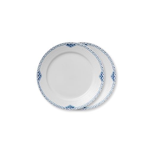 Royal Copenhagen 2-Pak Prinsesse Middagstallerken, Ø27 cm