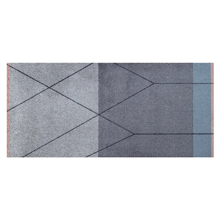 Mette Ditmer - Linea Fussmatte 70 x 150 cm, dunkelgrau