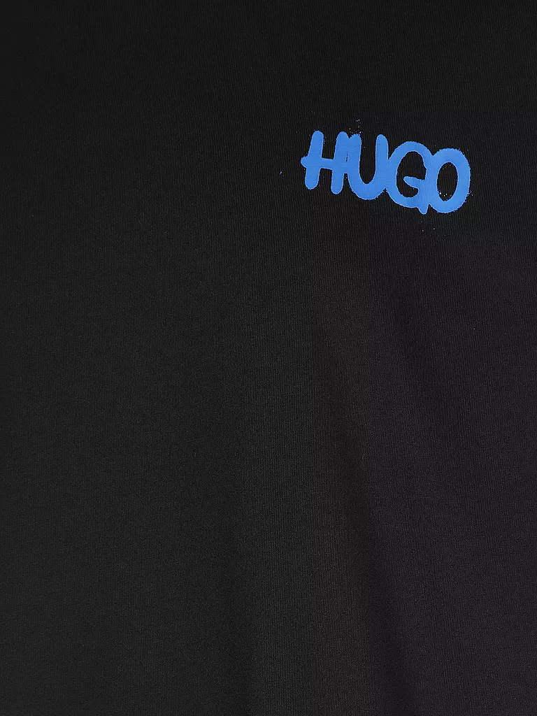 HUGO T-Shirt NIMAYLITI schwarz