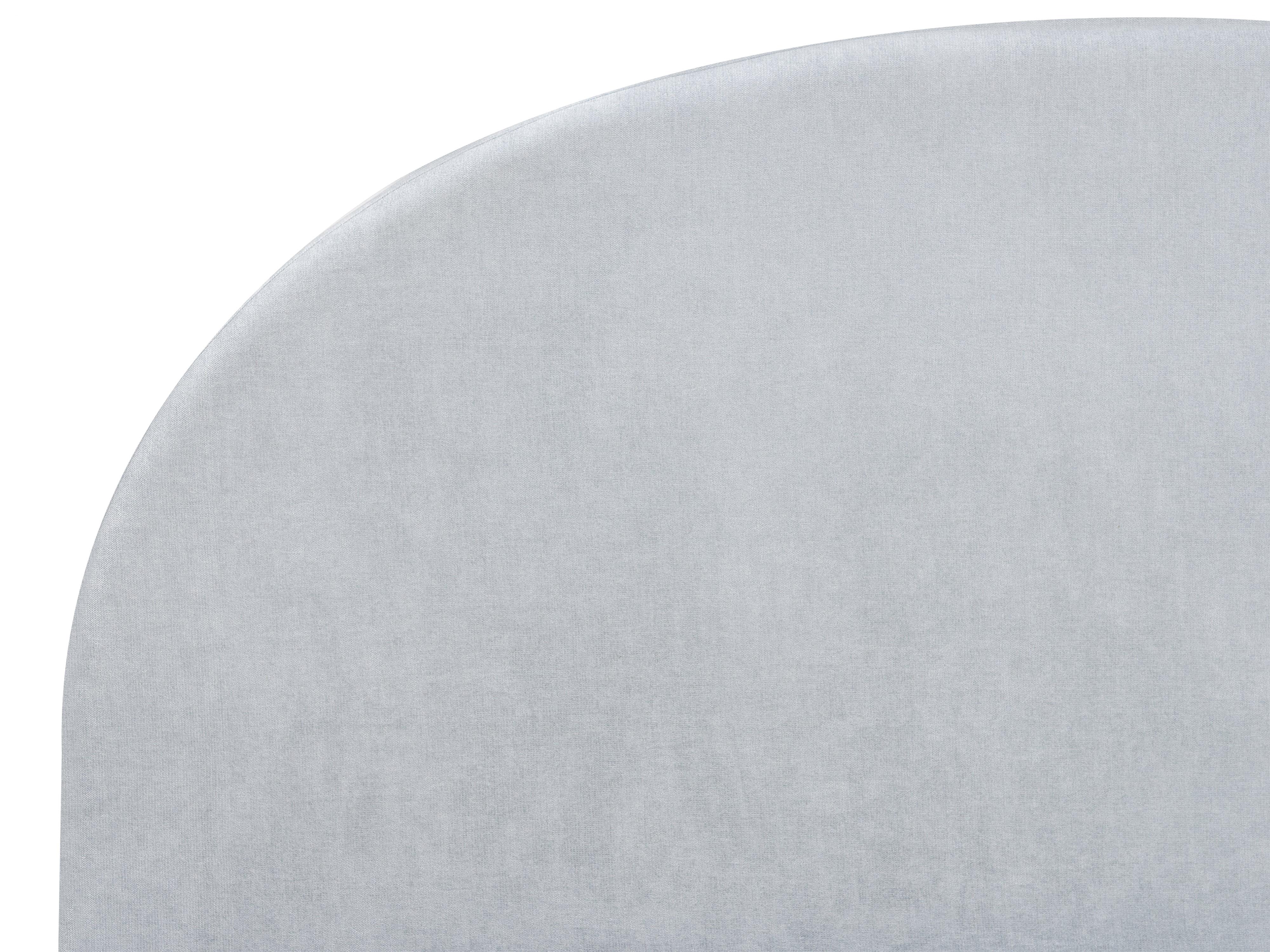 Bed Chenille VAUCLUSE 180 x 200 cm Lichtblauw