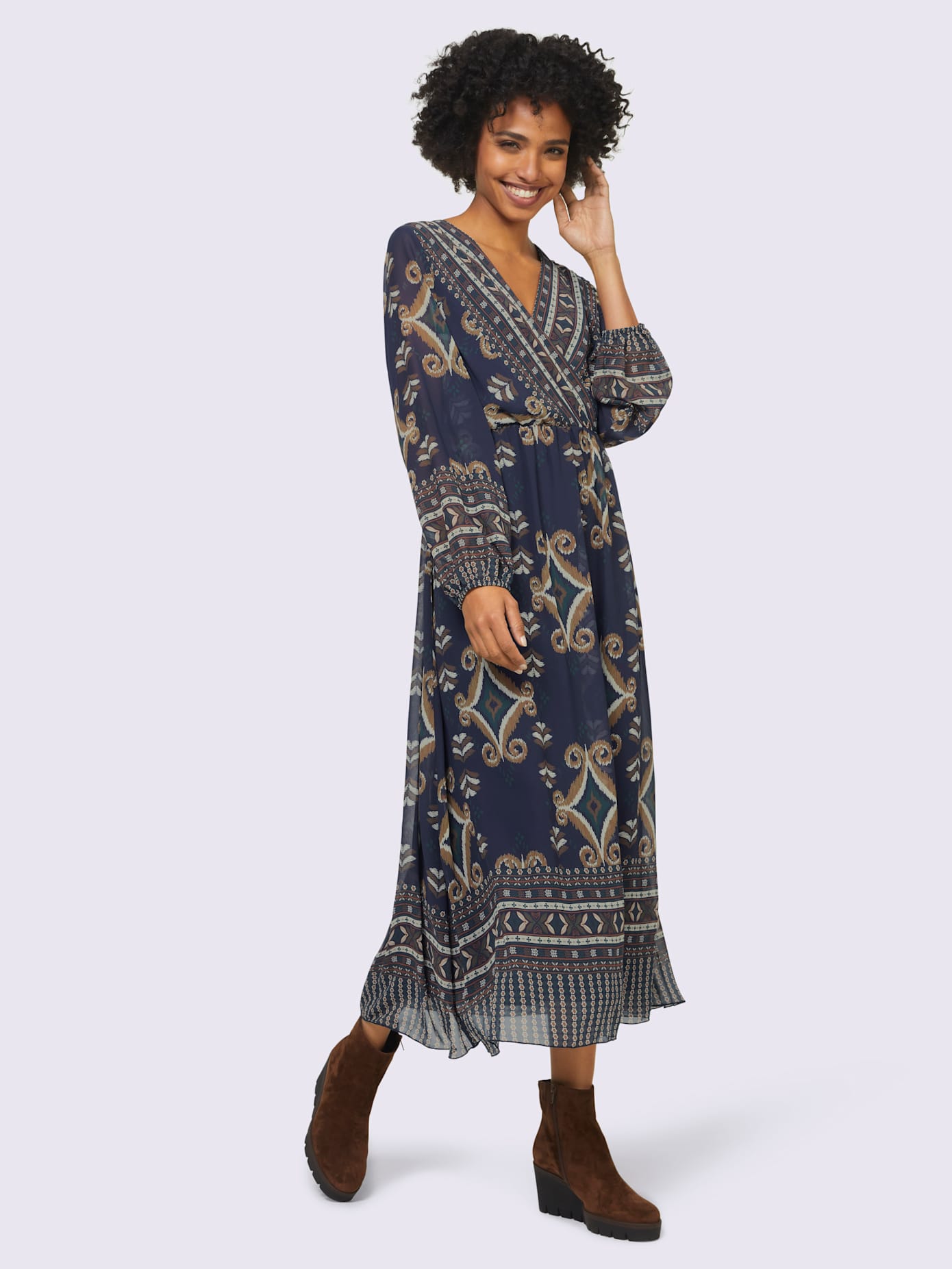 Robe imprimée qualité tissée