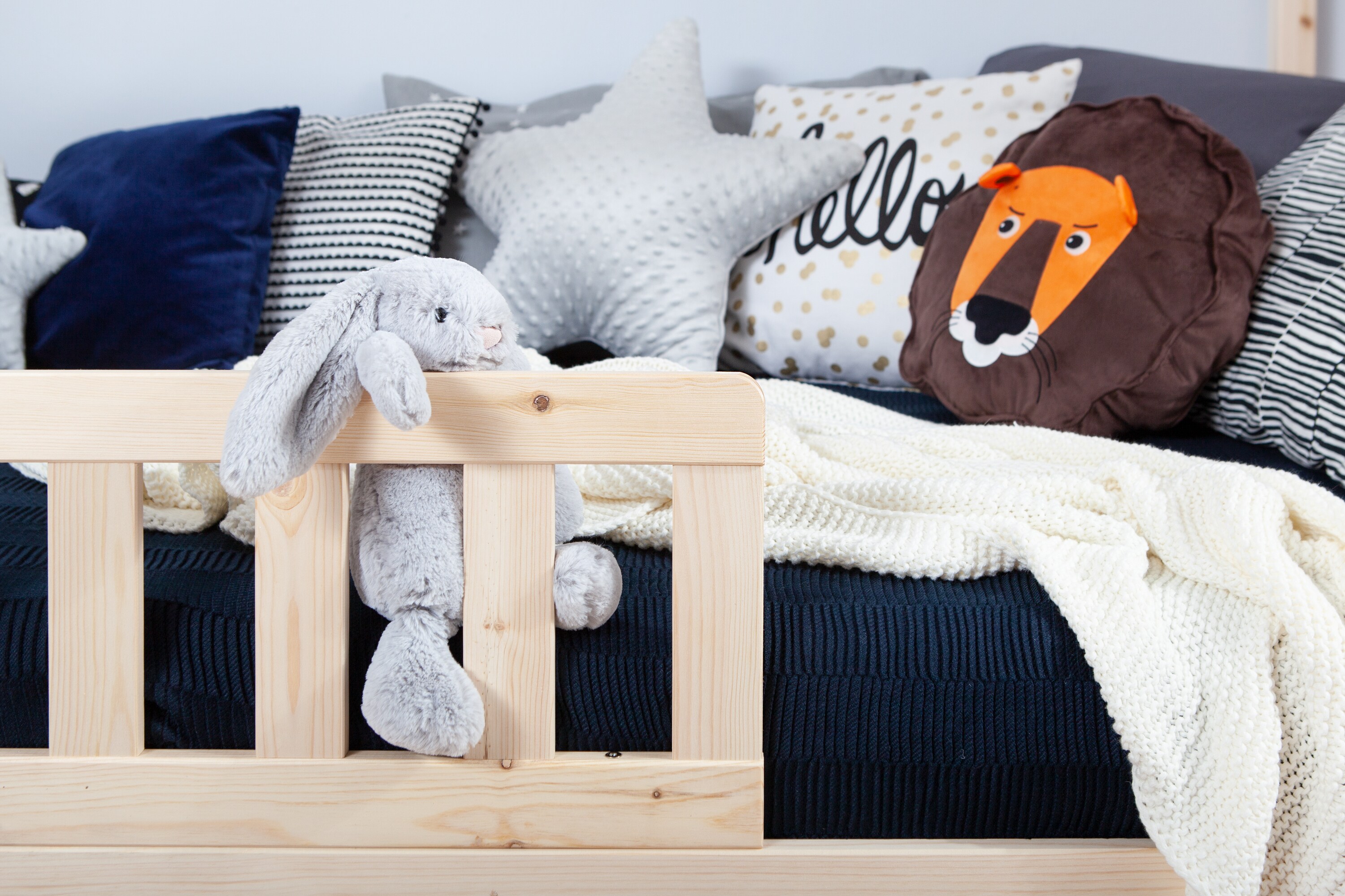 TiCAA Kinderbett Hausbett 
