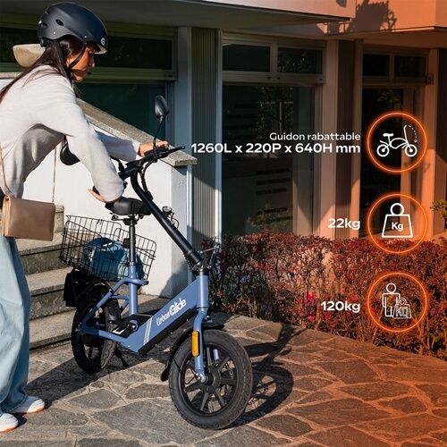 Draisienne électrique Urbanglide Nomad 140 - Homologuée Route