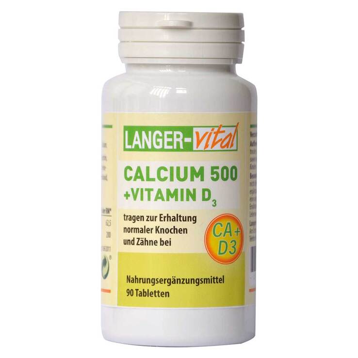 Calcium 500 mg + D3 10 µg Tabletten, 90 St