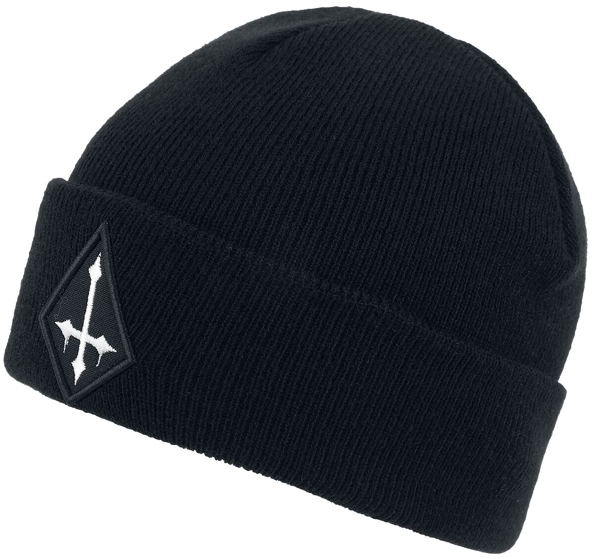 Bonnet avec croix | Black Blood by Gothicana Bonnet
