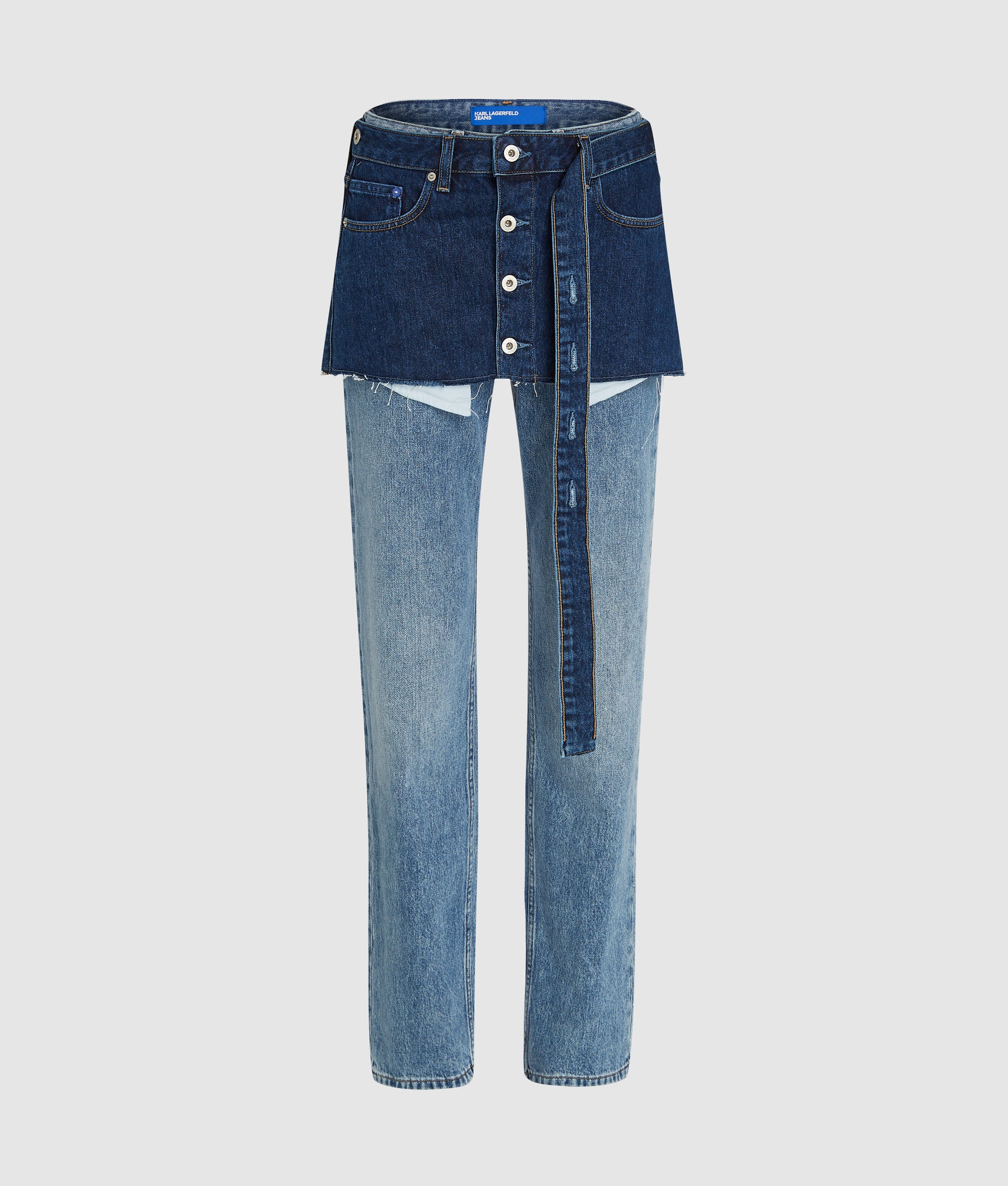 Rechte Jeans met laagjes