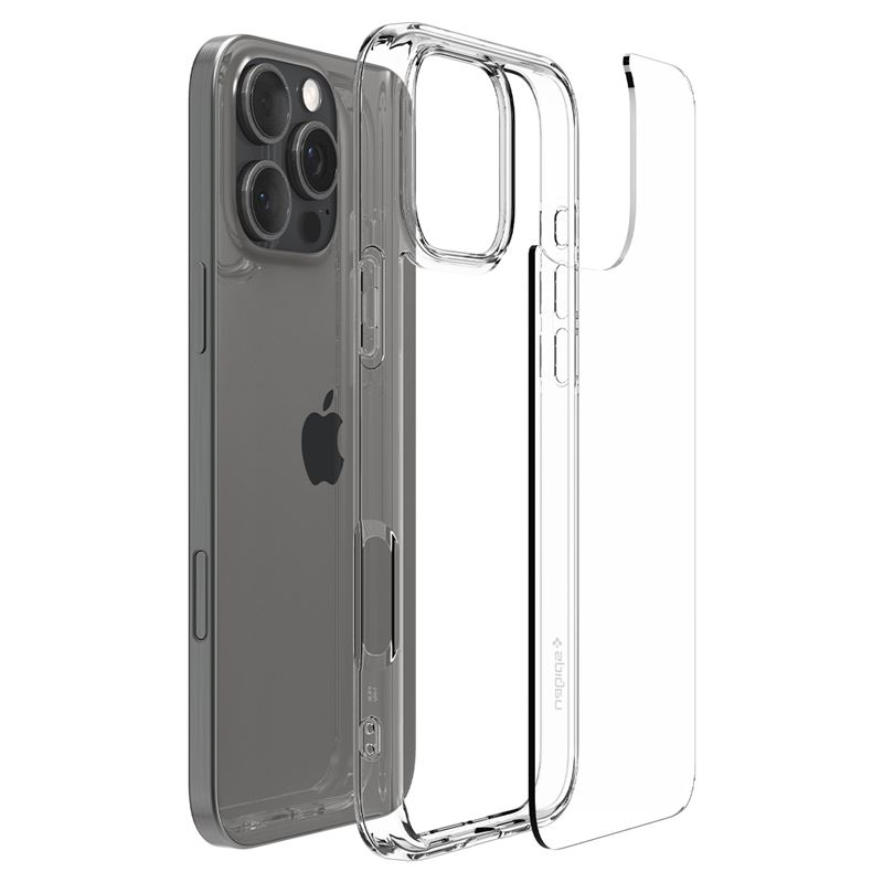 iPhone 16 Pro Max Crystal Hybrid Case Hülle (ACS08028) - Transparent