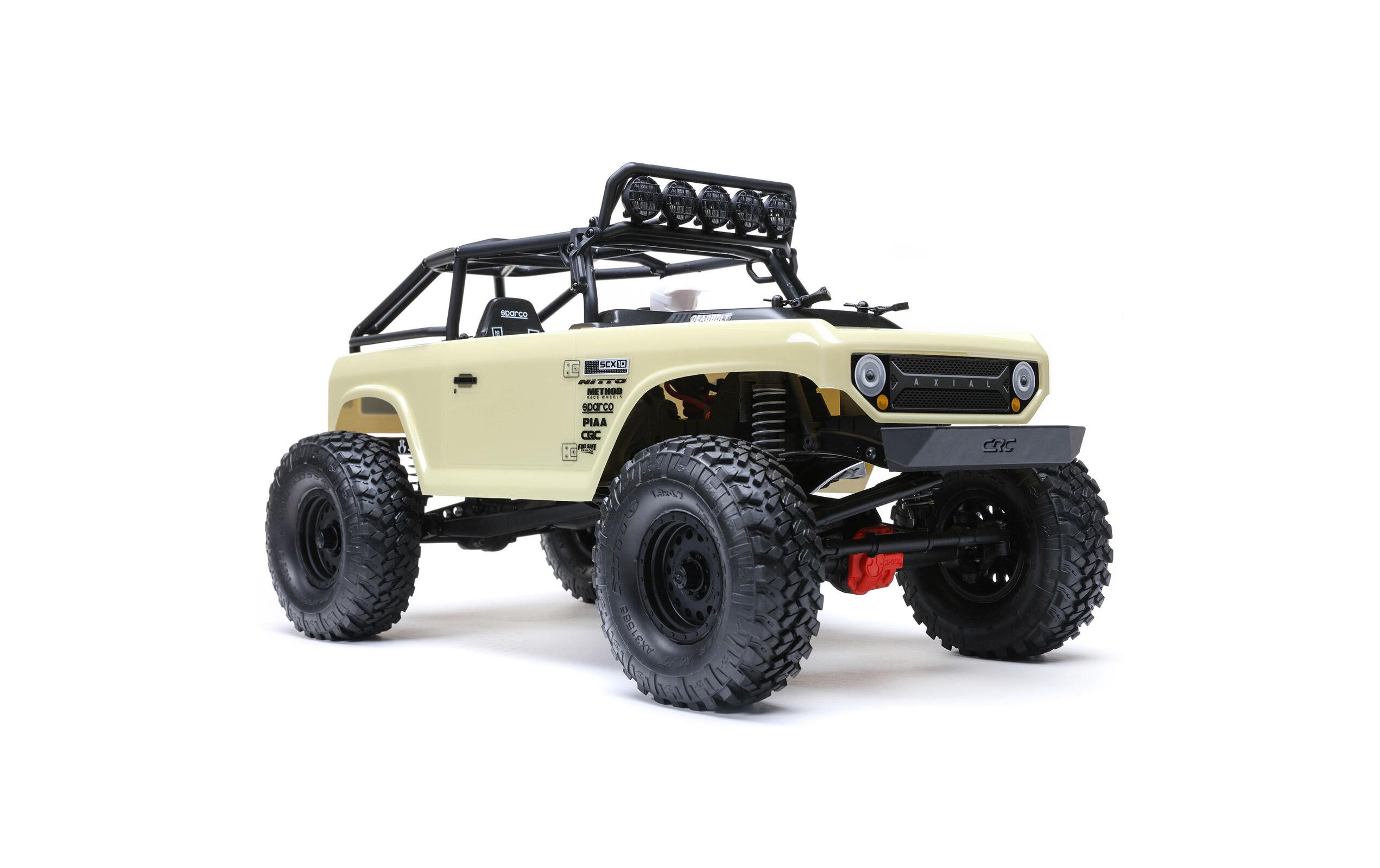 Scale Crawler SCX10 II Deadbolt, Beige ARTR, 1:10<br>Rock Crawler auf bewährtem SCX10 II Chassis mit Spektrum Technik