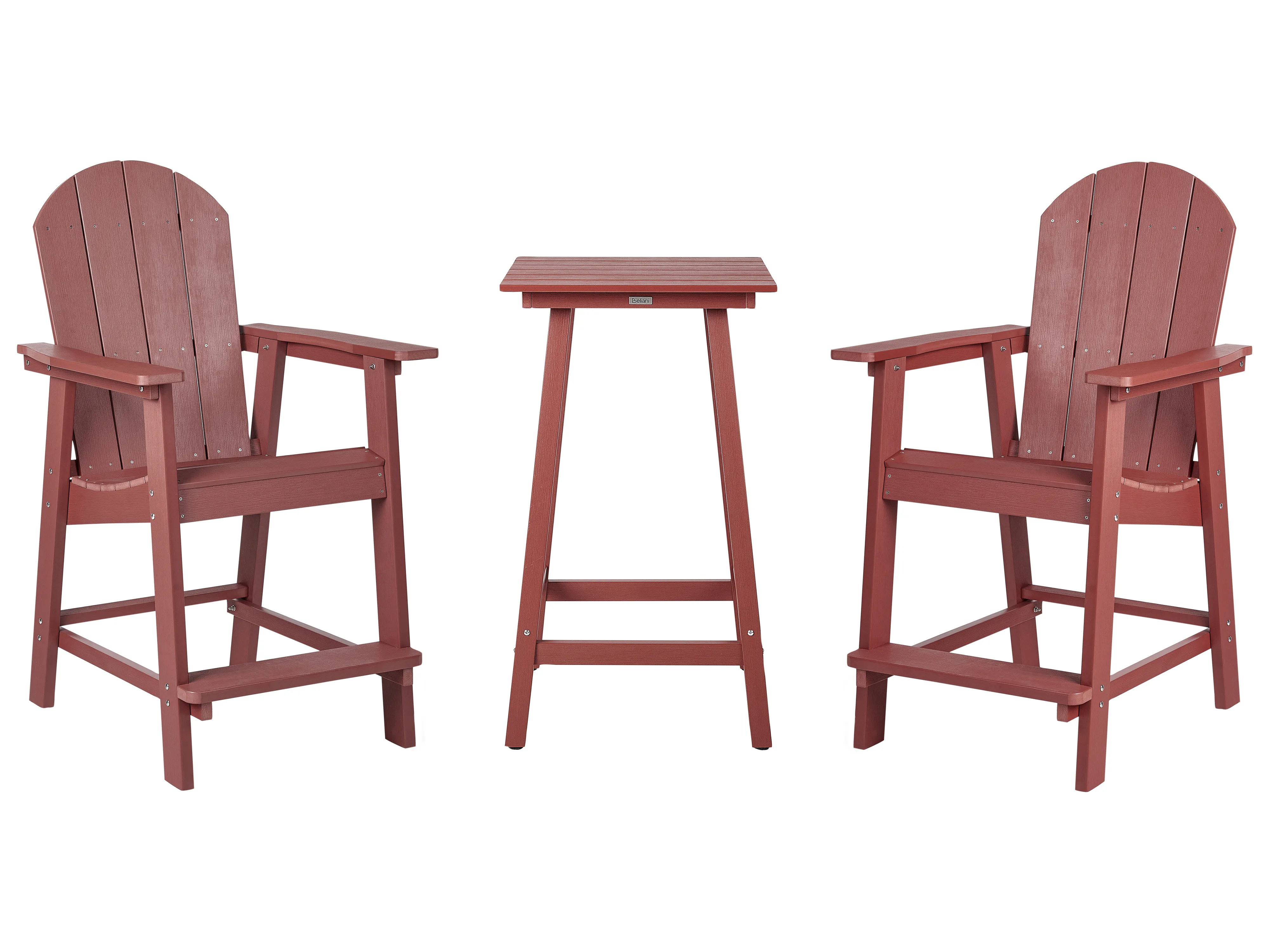Bistroset ADIRONDACK Rood