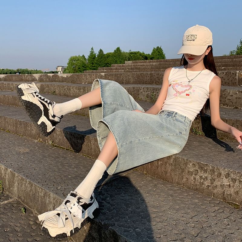 Denimot - Denim Jorts met lage taille