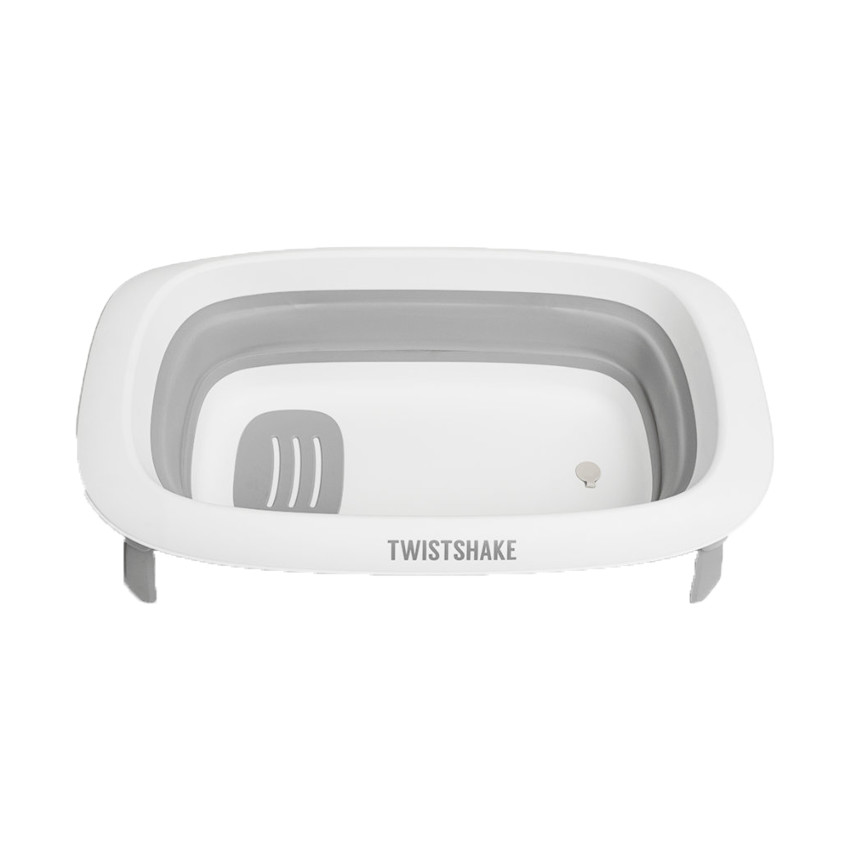 Baignoire pliante 30L Gris pastel