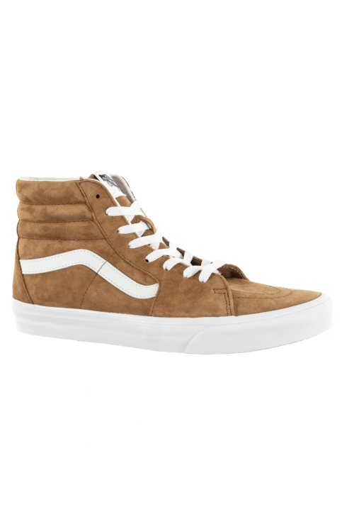 Baskets montantes vans ua sk8-hi tbn1 pig suede tobacco brown